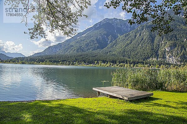 Badeplatz  Pressegger See  Hermagor  Gailtal  Kärnten