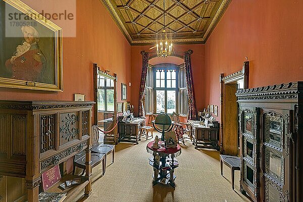 Schloss Marienburg  historischer Raum  Innen  Pattensen  Niedersachsen  Deutschland  Europa