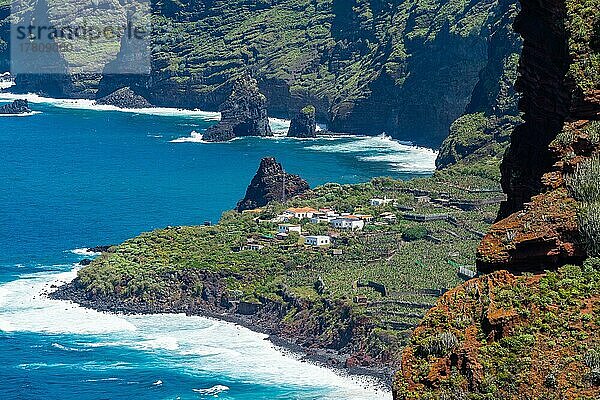 Dorf La Fajana de Franceses  Insel La Palma  Kanarische Inseln  Spanien  Europa