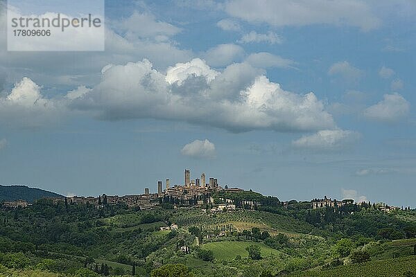 San Gimignano  Toskana  Italien  Europa