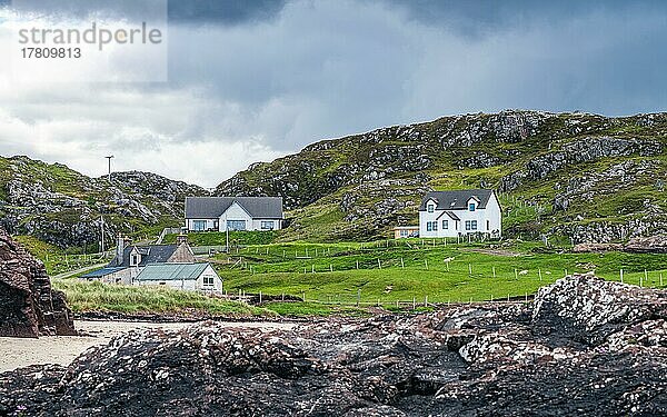 Clachtoll Beach  NC500  Sutherland  Schottland  UK