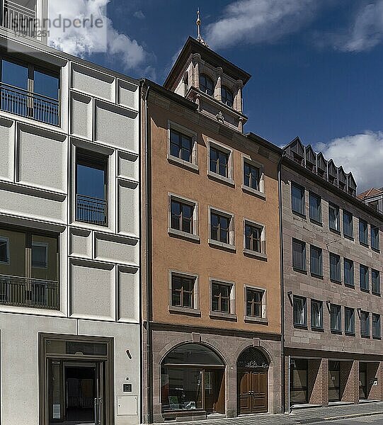 Historisches Wohnhaus  Totalsaniert durch die Altstadtfreunde  Winklerstr. 13  Nürnberg  Mittelfranken  Bayern  Deutschland  Europa