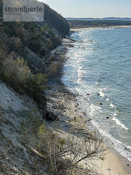 Küstenlandschaft bei Lietzow auf Rügen  Mecklenburg-Vorpommern  Deutschland  Europa