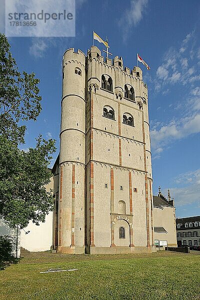 Gotische Stiftskirche St. Martin und St. Severus in Münstermaifeld  Moseleifel  Eifel  Rheinland-Pfalz  Deutschland  Europa