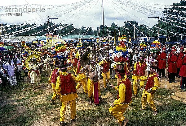 Atham Fest in Tirupunithura bei Ernakulam  Kerala  Indien  Asien