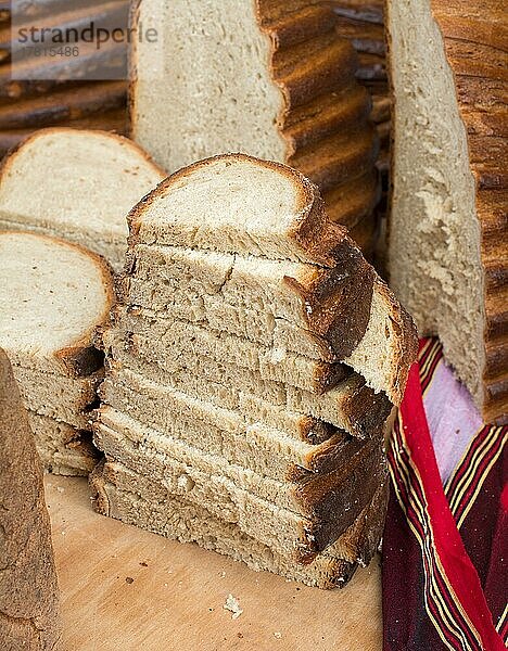 Traditionelle Brotscheiben nach türkischer Art