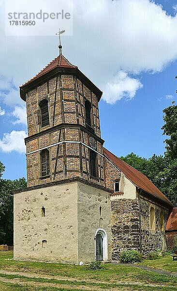 Feldsteinkirche Eichwege  Döbern  Brandenburg  Deutschland  Europa