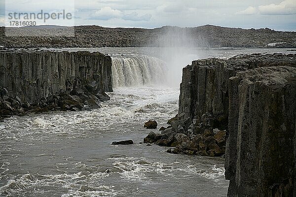 Wasserfall Selvoss im Nordosten von Island