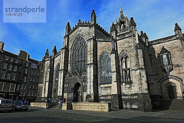 Edinburgh  Sankt Giles Kathedrale  auch High Kirk of Edinburgh  Schottland  Großbritannien  Europa