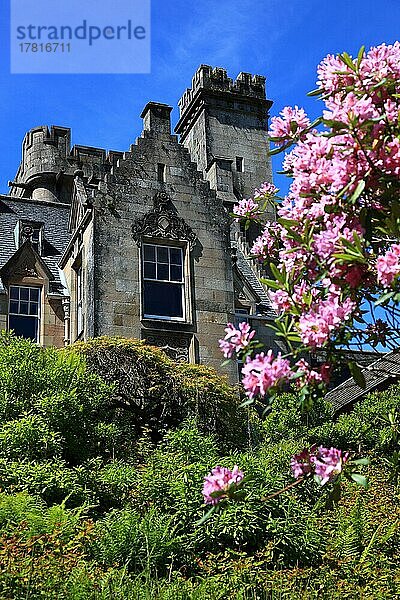 Schlosshotel von Stonefield  Castle Hotel  steht in Argyll on the Mull of Kintyre Peninsula  Schottland  Großbritannien  Europa