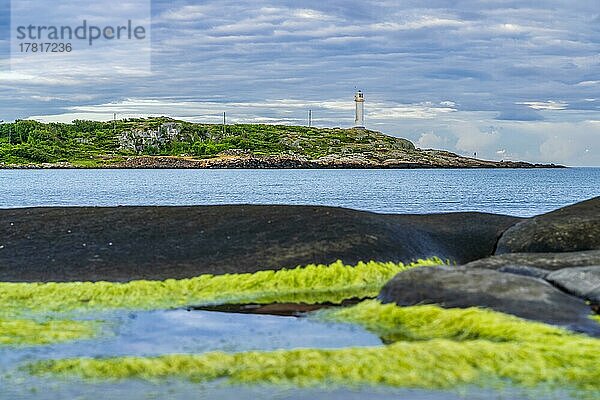 Leuchtturm von Varberg  Provinz Hallands  Schweden  Europa