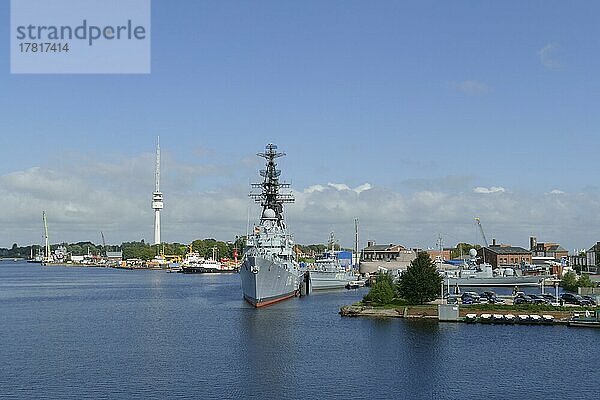 Zerstörer Mölders  Deutsches Marinemuseum  Wilhelmshaven  Niedersachsen  Deutschland  Europa