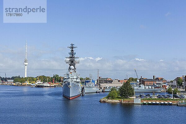 Zerstörer Mölders  Deutsches Marinemuseum  Wilhelmshaven  Niedersachsen  Deutschland  Europa