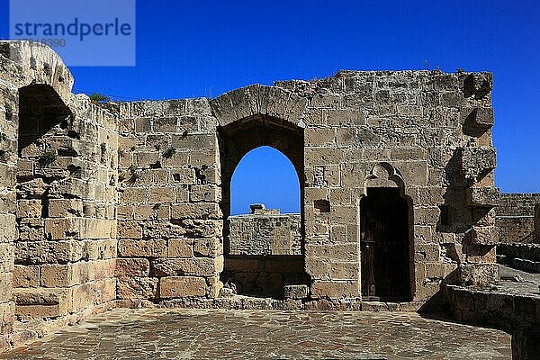 In der Festung von Girne  Kyrenia  Hafenburg  Nordzypern