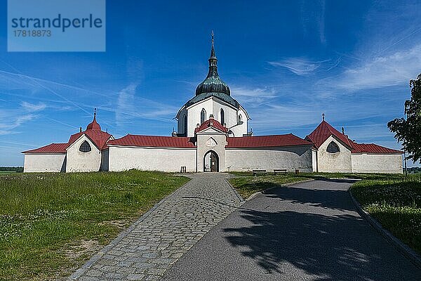 Unesco-Welterbe Wallfahrtskirche des Heiligen Johannes von Nepomuk  Tschechische Republik  Europa