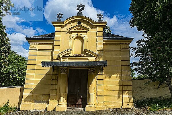 Jüdischer Friedhof Unesco Stätte Jüdisches Viertel und St. Prokopius Basilika in Trebíc  Tschechische Republik  Europa