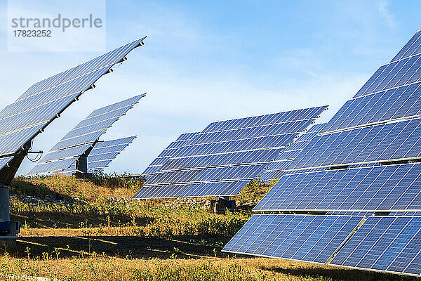 Panels des Solarkraftwerks