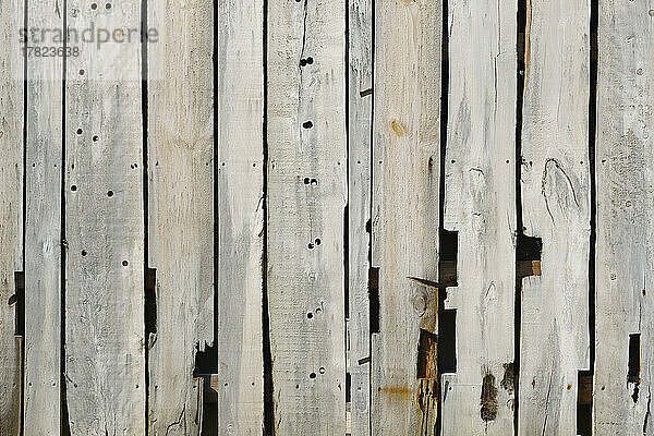 Surface of wooden wall made of planks
