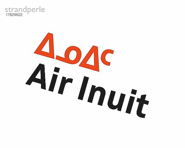 Air Inuit  gedrehtes Logo  Weißer Hintergrund B