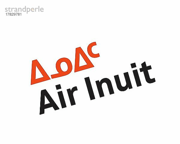 Air Inuit  gedrehtes Logo  Weißer Hintergrund