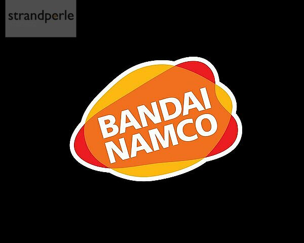 Bandai Namco Entertainment  gedrehtes Logo  Schwarzer Hintergrund