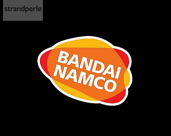 Bandai Namco Entertainment  gedrehtes Logo  Schwarzer Hintergrund B