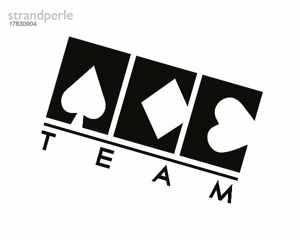 ACE Team  gedrehtes Logo  Weißer Hintergrund B