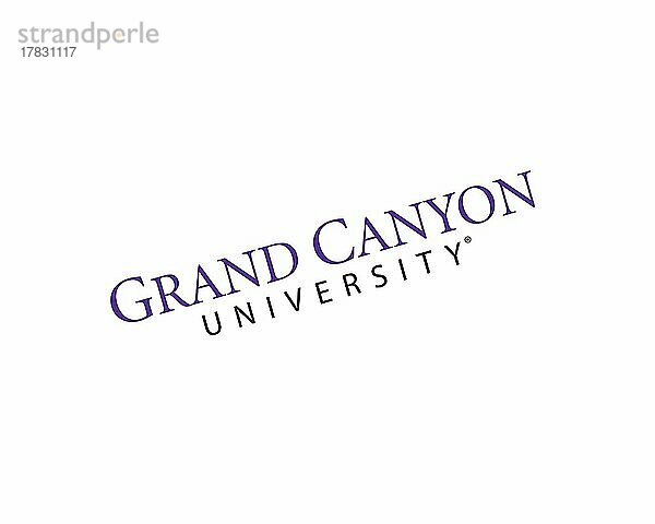 Grand Canyon University  gedrehtes Logo  Weißer Hintergrund
