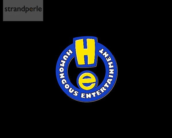 Humongous Entertainment  gedrehtes Logo  Schwarzer Hintergrund