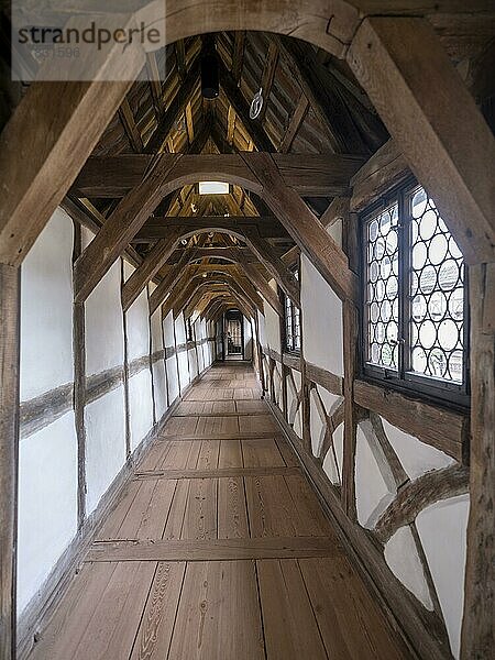 Gang zur Lutherstube auf der Wartburg  Eisenach  Thüringen  Deutschland  Europa