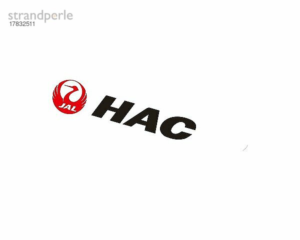 Hokkaido Air System  gedrehtes Logo  Weißer Hintergrund B