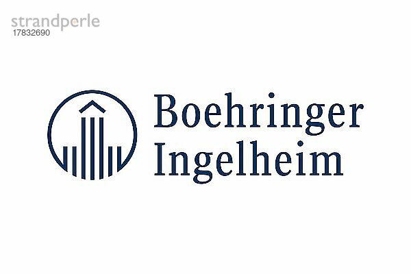 Böhringer Ingelheim  Logo  Weißer Hintergrund
