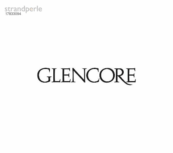 Glencore  Logo  Weißer Hintergrund