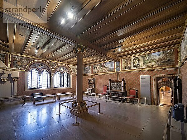 Wartburg  Landgrafenzimmer  Eisenach  Thüringen  Deutschland  Europa