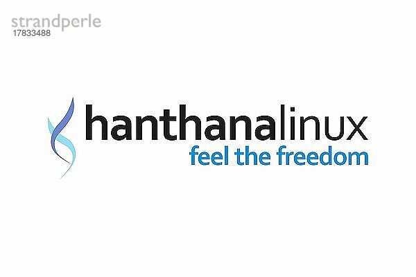 Hanthana Linux operating system  Logo  Weißer Hintergrund