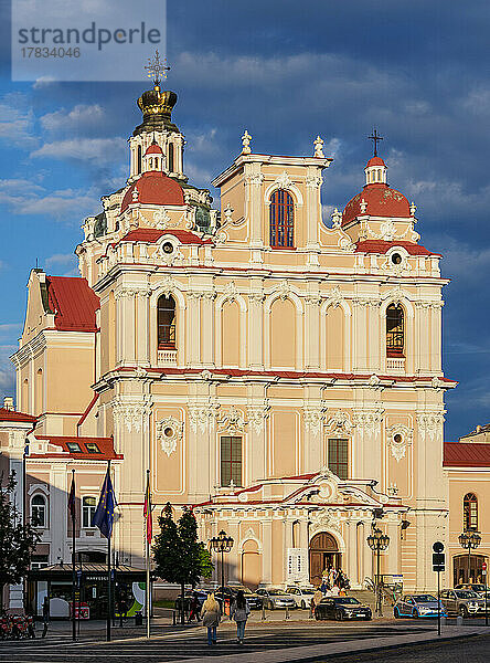 St.-Kasimir-Kirche  Altstadt  UNESCO-Weltkulturerbe  Vilnius  Litauen  Europa