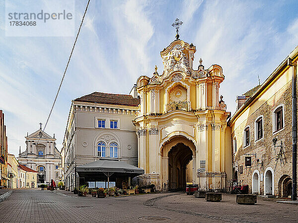 Basilianisches Tor zum Kloster der Heiligen Dreifaltigkeit  Altstadt  Vilnius  Litauen  Europa