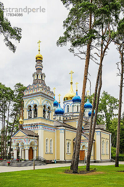 Orthodoxe Kirche Unsere Liebe Frau von Kazan Dzintari  Jurmala  Lettland  Europa