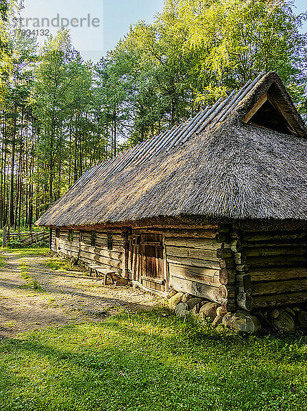 Traditionelles Haus  Estnisches Freilichtmuseum  Rocca al Mare  Tallinn  Estland  Europa