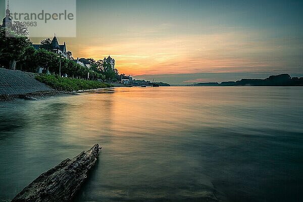 Kurfürstliche Burg am Rheinufer  Eltville am Rhein  Rheingau  Hessen  Deutschland  Europa