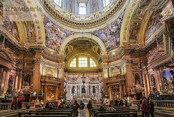 Capella di San Gennaro in der Kathedrale in der Altstadt  Neapel  Golf von Neapel  Kampanien  Süditalien  Italien  Europa