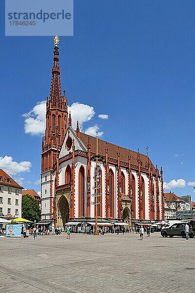Römisch-katholische Kirche Marienkapelle am Unteren Markt  Würzburg  Deutschland  Europa