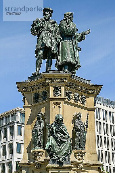 Johannes-Gutenberg-Denkmal  Roßmarkt  Frankfurt am Main  Hessen  Deutschland  Europa