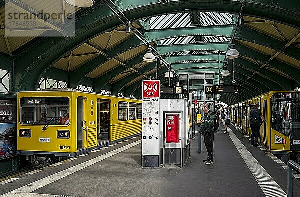 U-Bahnhof Eberswalder Straße  Hochbahn  Berlin  Deutschland  Europa