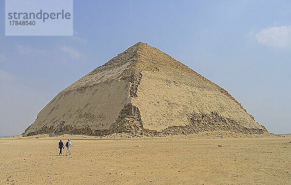 Knickpyramide des Snofru  Dahschur  Ägypten  Afrika