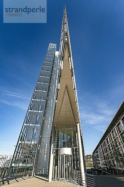 Modernes Glas Gebäude der LBBW  Architektur  Skyscraper  Stuttgart  Deutschland  Europa