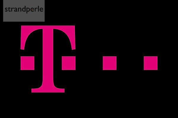 T Mobile Netherlands  Logo  Schwarzer Hintergrund