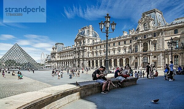 Louvre  Paris  Ile de France  Westeuropa  Frankreich  Europa