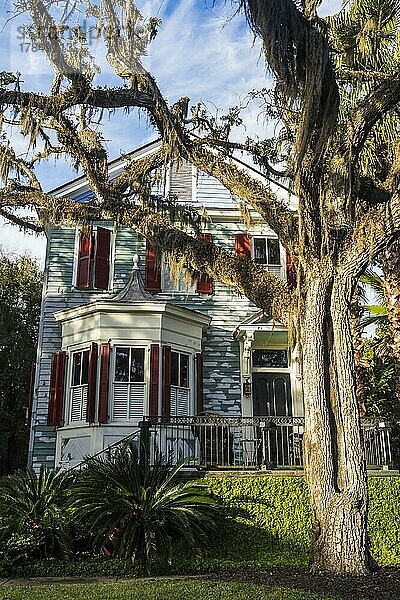 Historisches Haus in Beaufort  South Carolina  USA  Nordamerika