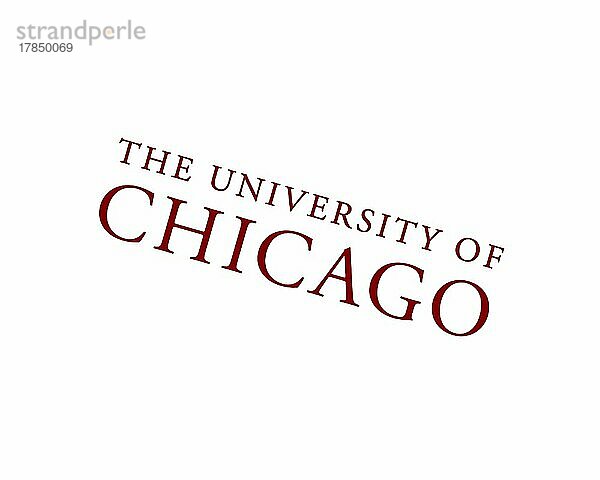 University of Chicago  gedrehtes Logo  Weißer Hintergrund B
